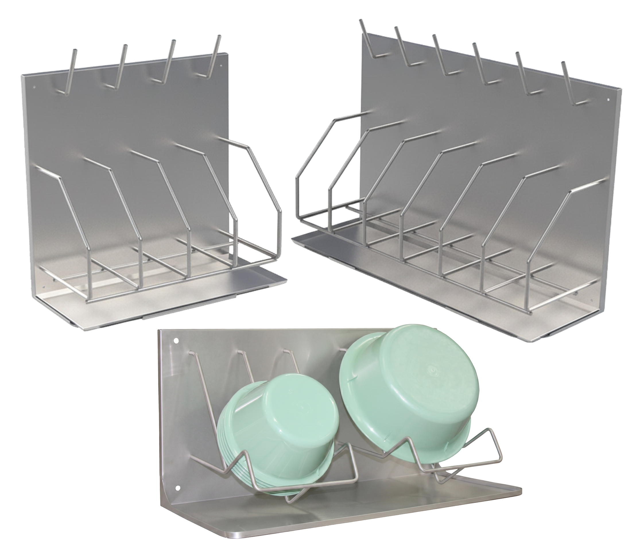 Medical Bedpan and Urine Bottle and Bowl Drying Racks